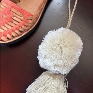 Nena & Co bag Pom Cream Tassel